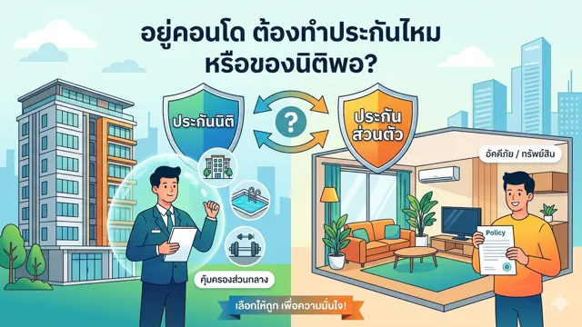 อยู่คอนโดต้องทำประกันเองไหม หรือมีของนิติบุคคลพอแล้ว
