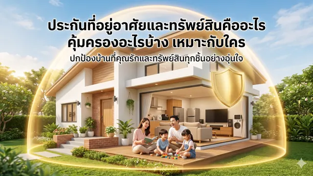 ประกันที่อยู่อาศัยและทรัพย์สินคืออะไร คุ้มครองอะไรบ้าง เหมาะกับใคร
