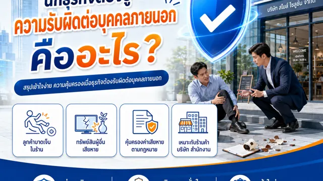 ความรับผิดต่อบุคคลภายนอกคืออะไร ทำไมธุรกิจควรรู้