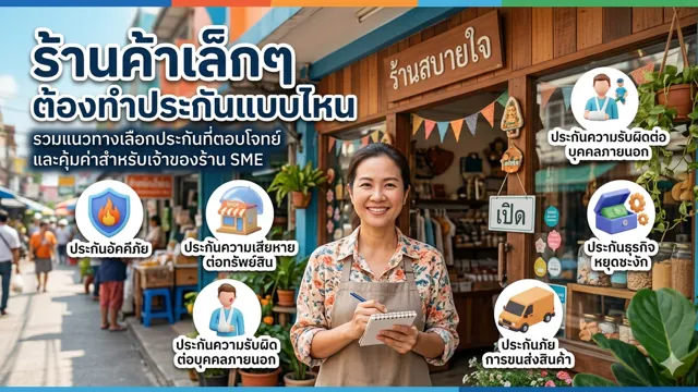 ร้านค้าเล็ก ๆ ควรเริ่มดูประกันทรัพย์สินจากตรงไหน
